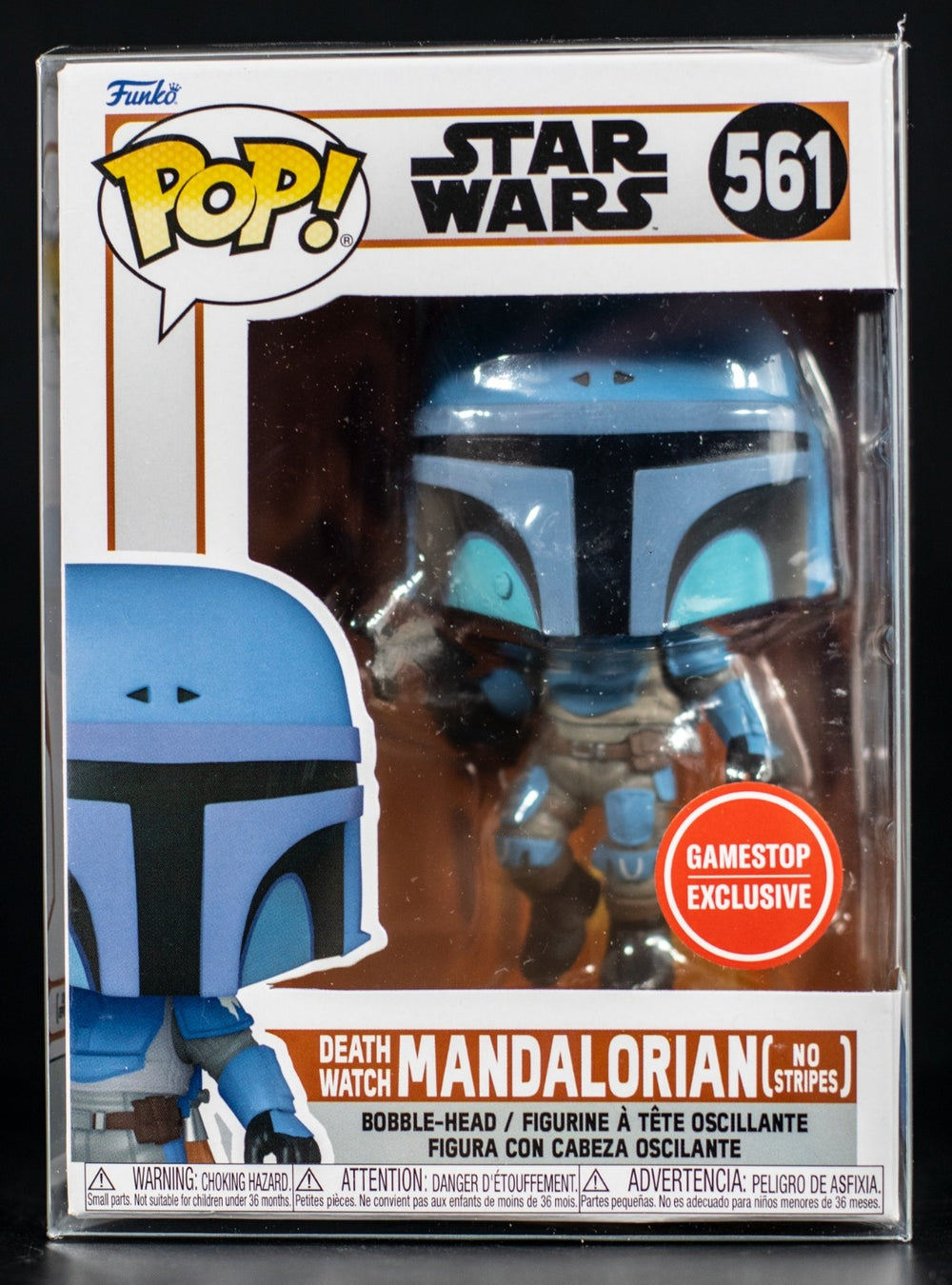 Funko Pop! Death Watch Mandalorian (No Stripes) #561 Star Wars