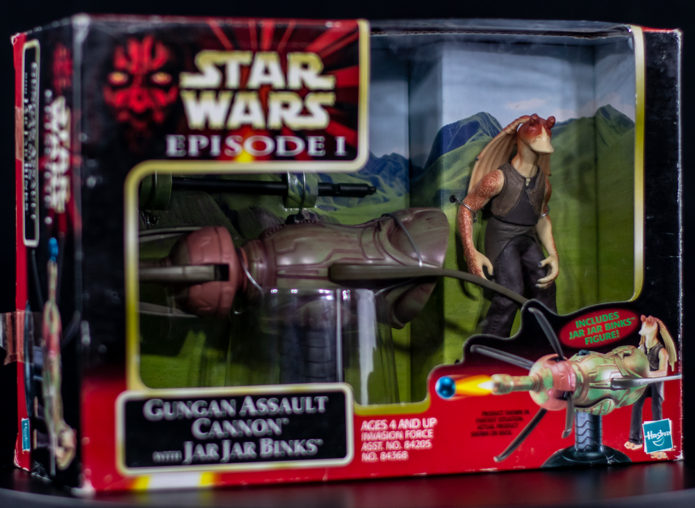 Star Wars: Episode I "Gungan Assault Cannon With Jar Jar Binks"