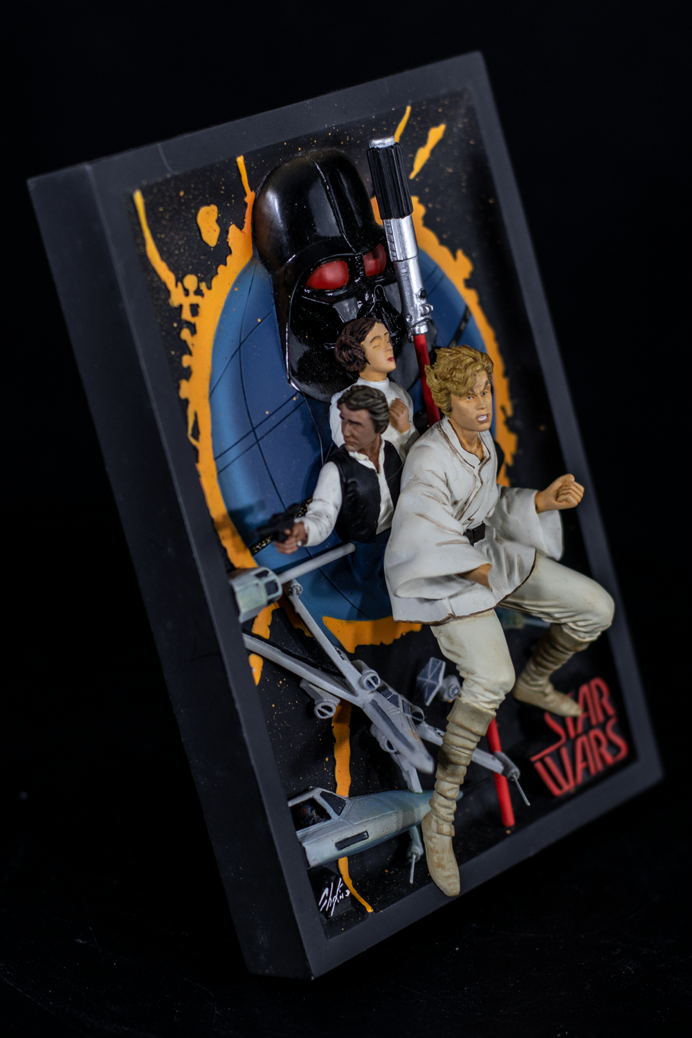 Star Wars: A New Hope "Collectible Movie Poster Sculpture " 1976 Convention Poster